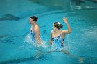 Artistic Swim vs TWC  Wheaton College Artistic Swimming vs Texas Women’s College. - Photo By: KEITH NORDSTROM : Wheaton, Artistic Swimming
